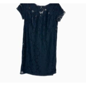 Loft navy lace lined cocktail dress.  Size 8.